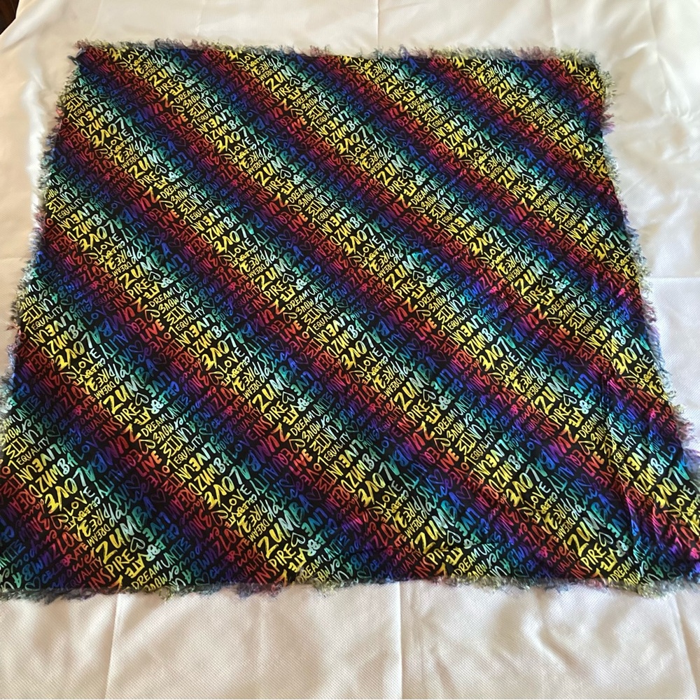Zumba Fitness Multicolor Pride scarf